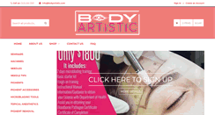 Desktop Screenshot of bodyartistic.com